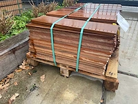 Ipé kopse veer en groef (buitenparket) 600x145x21mm (119x) - afbeelding 3 van  3