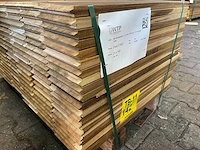 Ipé kopse veer en groef (buitenparket) 650x145x21mm (120x) - afbeelding 2 van  3
