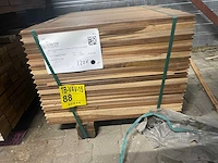 Ipé kopse veer en groef (buitenparket) 650x145x21mm (120x) - afbeelding 3 van  3