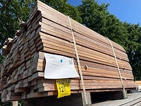 Ipé latten geschaafd 1250x70x21mm (177x) - afbeelding 2 van  3