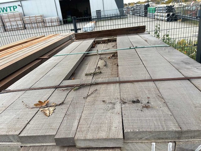 Ipé planken fijnbezaagd 1850x130x27mm (47x) - afbeelding 1 van  3