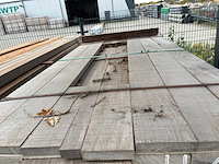 Ipé planken fijnbezaagd 1850x130x27mm (47x) - afbeelding 1 van  3