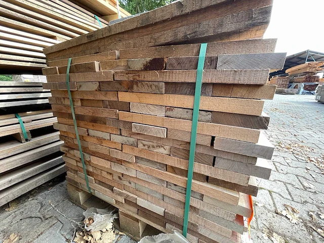 Ipé planken fijnbezaagd 350x105x27mm (450x) - afbeelding 3 van  3