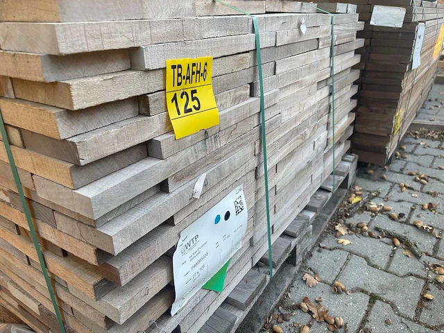 Ipé planken fijnbezaagd 350x105x27mm (450x) - afbeelding 2 van  3