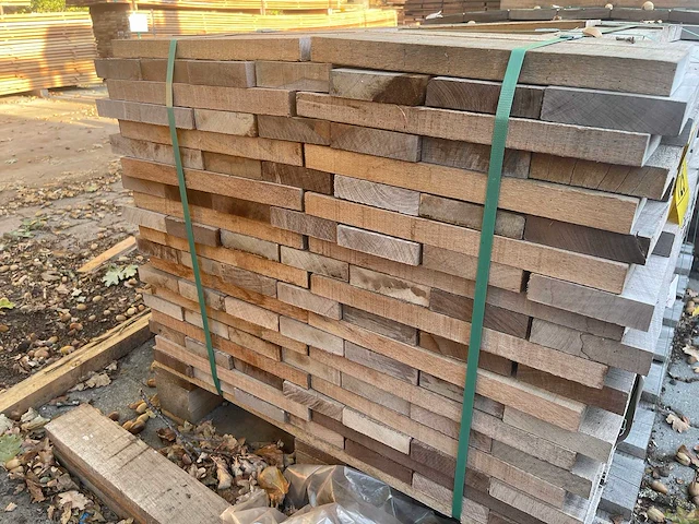 Ipé planken fijnbezaagd 350x105x27mm (450x) - afbeelding 3 van  3
