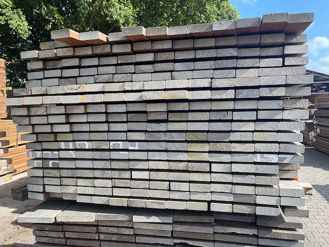 Ipé planken geschaafd 1250x70x25mm (252x) - afbeelding 3 van  3