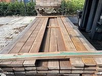 Ipé planken geschaafd 2150x90x21mm (79x) - afbeelding 1 van  3