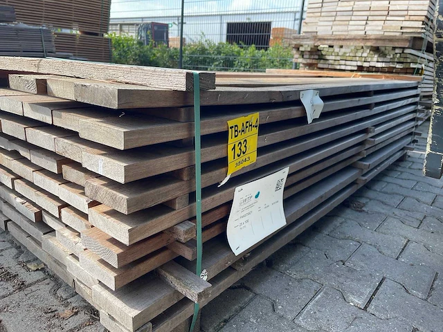 Ipé planken geschaafd 2150x90x21mm (79x) - afbeelding 2 van  3