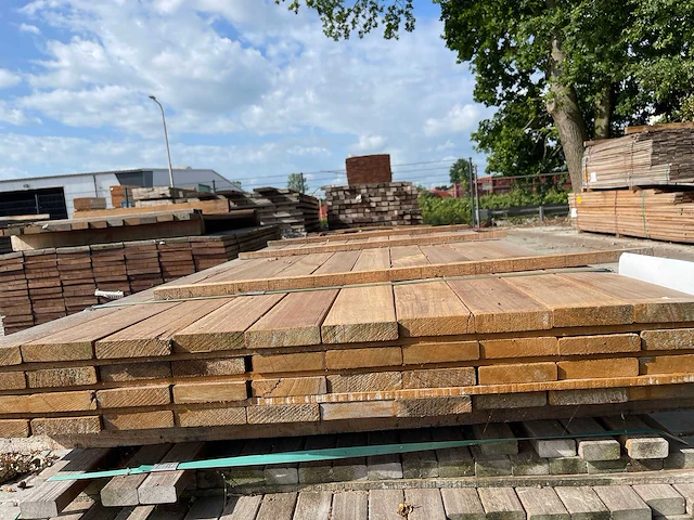 Ipé planken geschaafd 2150x90x25mm (40x) - afbeelding 3 van  3