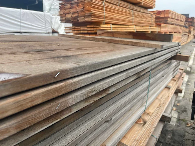 Ipé planken geschaafd 2150x90x25mm (40x) - afbeelding 2 van  3
