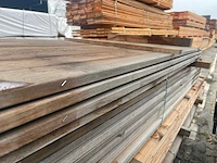 Ipé planken geschaafd 2150x90x25mm (40x) - afbeelding 2 van  3