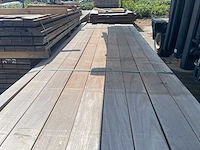 Ipé planken geschaafd 2450-3350x120x21mm (88x) - afbeelding 1 van  3