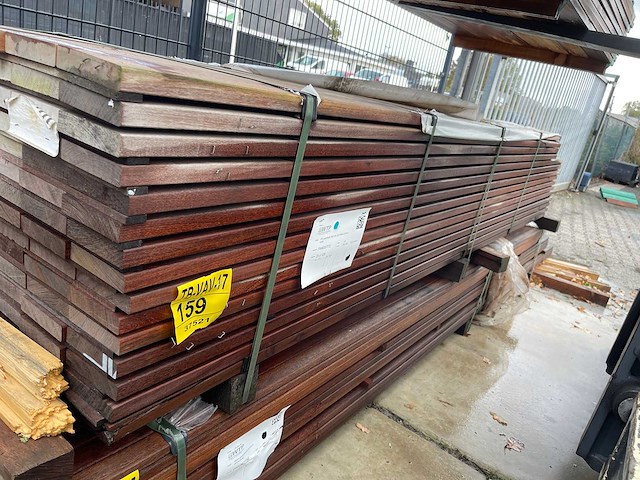 Ipé planken geschaafd 2750-3050x120x25mm (119x) - afbeelding 2 van  3
