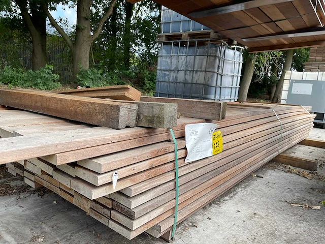 Ipé planken geschaafd 3050-4600x90x21mm (171x) - afbeelding 2 van  3