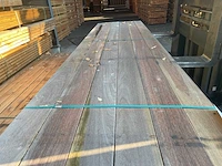 Ipé planken geschaafd 3350x145x21mm (18x) - afbeelding 1 van  3