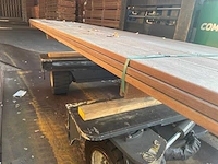 Ipé planken geschaafd 3350x145x21mm (18x) - afbeelding 2 van  3