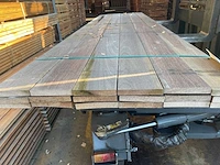 Ipé planken geschaafd 3350x145x21mm (18x) - afbeelding 3 van  3