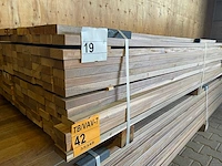 Ipé planken geschaafd country grade 1850-2450x70x27mm (168x) - afbeelding 2 van  3