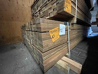 Ipé planken geschaafd country grade 3350-5500x70x27mm (168x) - afbeelding 2 van  4