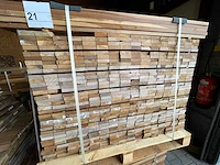 Ipé planken geschaafd country grade 650-1250x70x21mm (586x) - afbeelding 3 van  3