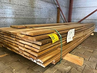 Ipé rhombus profiel 2450-2750x88x21mm (105x) - afbeelding 2 van  3