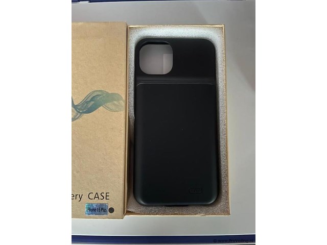 Iphone 15 plus powerbank hoesje - 6800mah - afbeelding 2 van  4