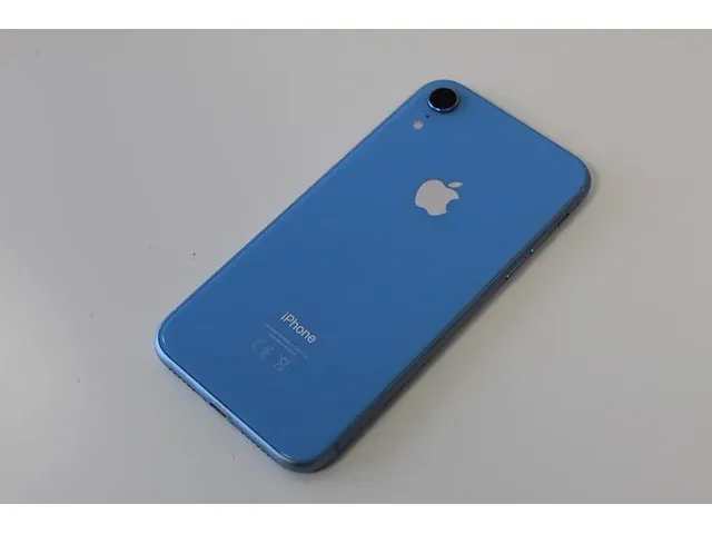 Iphone xr 64 gb blauw - afbeelding 2 van  2