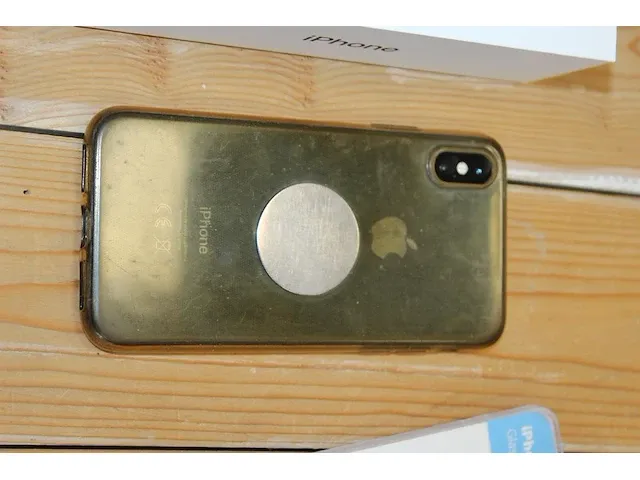 Iphone xs space gray 256 gb. met doosje en screenprotector - afbeelding 2 van  2