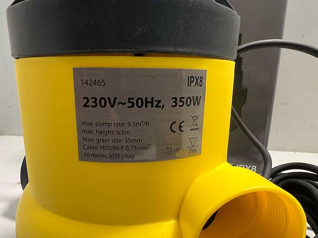 Ipx8 - dompelpomp - afbeelding 2 van  2