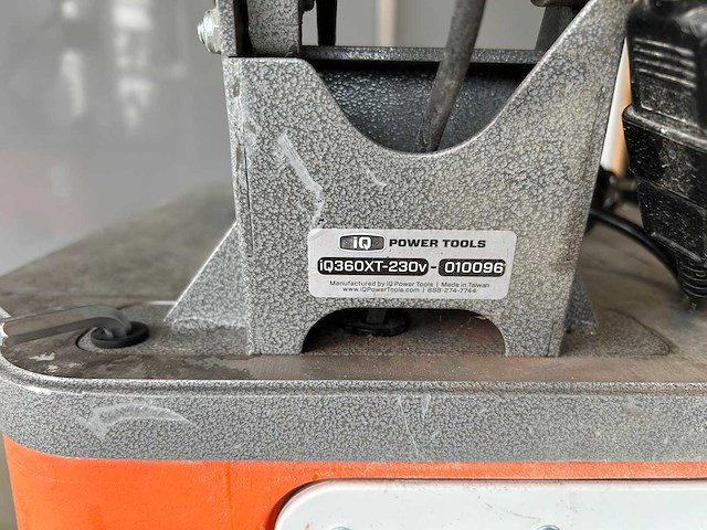 Iq power iq360xt tafelzaag machine met stofafzuiging - afbeelding 9 van  10