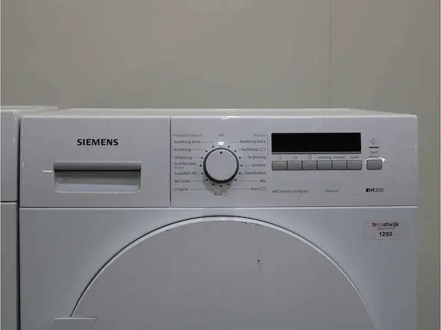 Iq100 isensoric a+++ wasmachine & siemens iq300 isensoric selfcleaning condenser droger - afbeelding 6 van  8