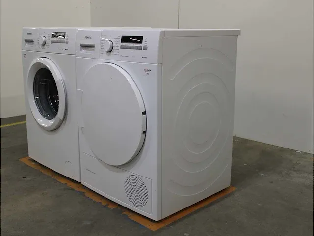 Iq100 isensoric a+++ wasmachine & siemens iq300 isensoric selfcleaning condenser droger - afbeelding 7 van  8