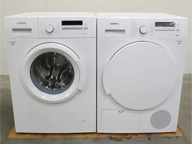 Iq100 isensoric a+++ wasmachine & siemens iq500 droger - afbeelding 1 van  8