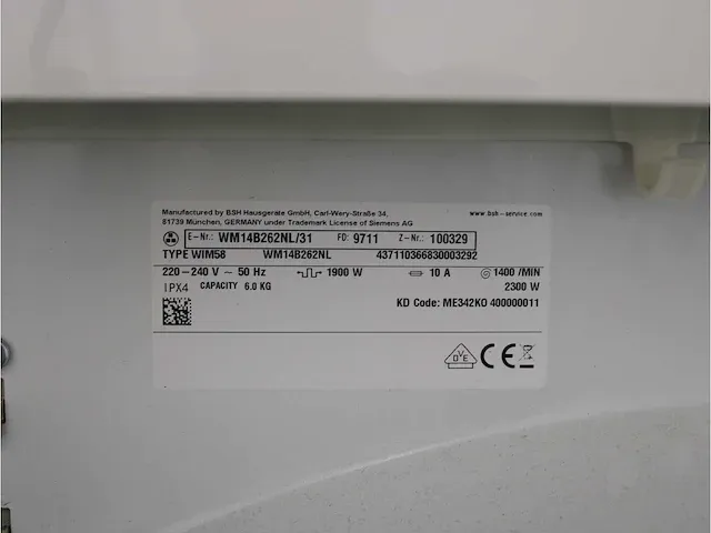 Iq100 isensoric a+++ wasmachine & siemens iq500 droger - afbeelding 5 van  8