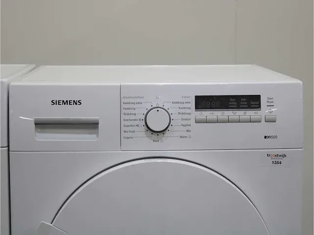 Iq100 isensoric a+++ wasmachine & siemens iq500 droger - afbeelding 6 van  8