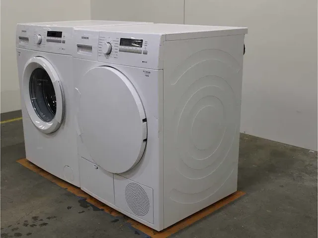 Iq100 isensoric a+++ wasmachine & siemens iq500 droger - afbeelding 7 van  8