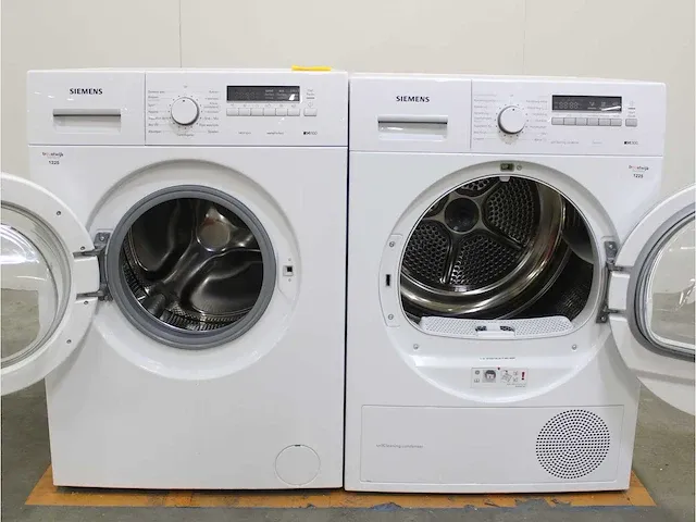 Iq100 wasmachine & bosch iq300 isensoric selfcleaning condenser droger - afbeelding 2 van  8