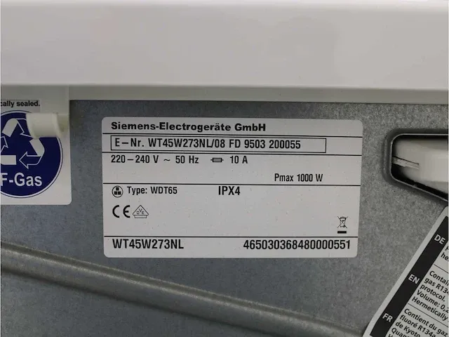 Iq100 wasmachine & bosch iq300 isensoric selfcleaning condenser droger - afbeelding 8 van  8