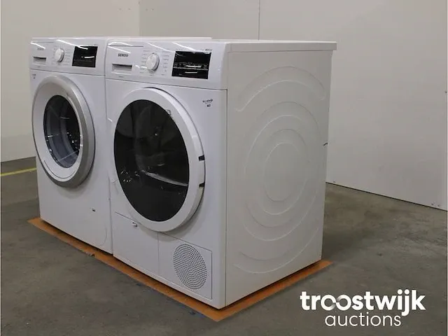 Iq300 isensoric aquastop iqdrive wasmachine & siemens iq500 isensoric bestcollection droger - afbeelding 7 van  8