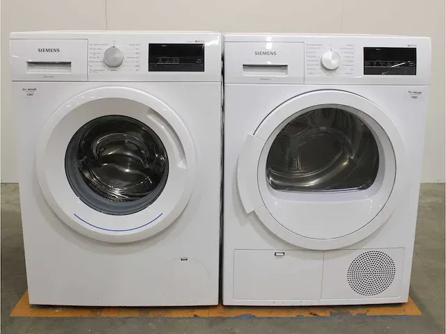 Iq300 isensoric iqdrive wasmachine & siemens iq300 isensoric droger - afbeelding 1 van  8