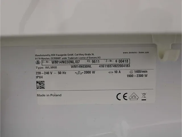Iq300 isensoric iqdrive wasmachine & siemens iq300 isensoric droger - afbeelding 5 van  8