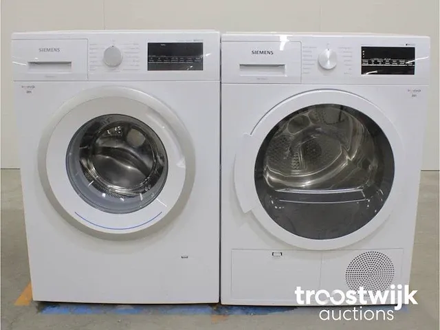Iq300 isensoric iqdrive wasmachine & siemens iq500 isensoric bestcollection droger - afbeelding 1 van  8