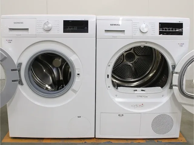 Iq300 isensoric iqdrive wasmachine & siemens iq500 isensoric droger - afbeelding 2 van  8