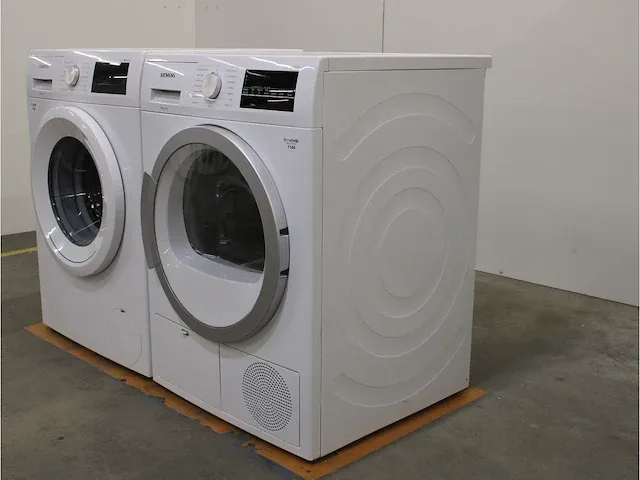 Iq300 isensoric iqdrive wasmachine & siemens iq500 isensoric droger - afbeelding 7 van  8