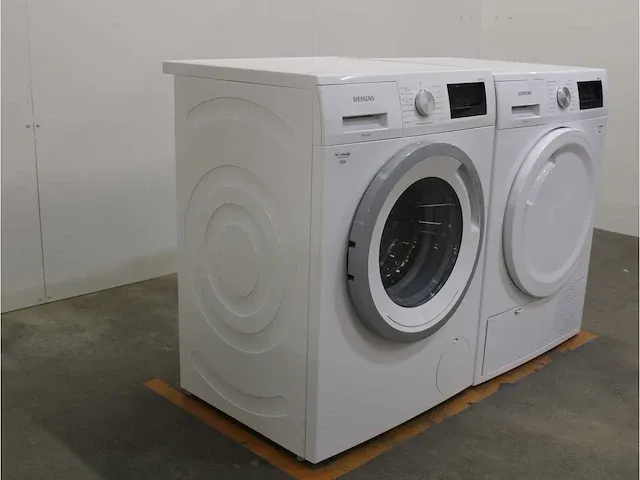 Iq300 isensoric wasmachine & siemens iq300 isensoric droger - afbeelding 4 van  8