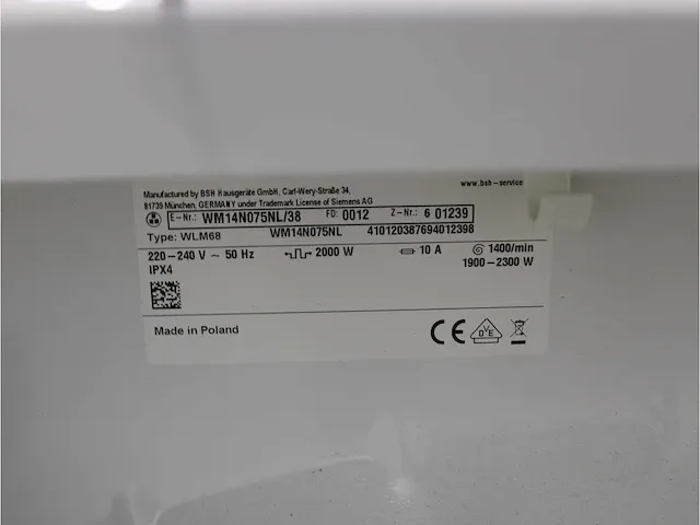 Iq300 isensoric wasmachine & siemens iq300 isensoric droger - afbeelding 5 van  8