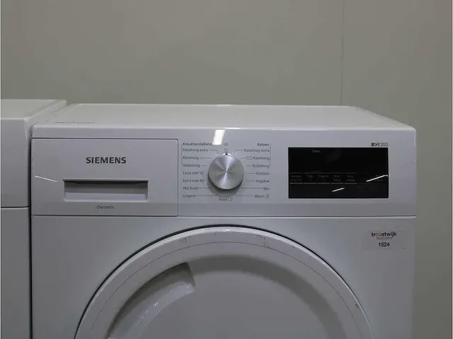 Iq300 isensoric wasmachine & siemens iq300 isensoric droger - afbeelding 6 van  8