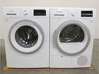 Iq300 isensoric wasmachine & siemens iq500 isensoric droger - afbeelding 1 van  8