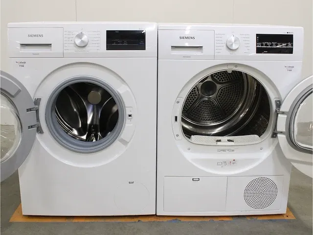 Iq300 isensoric wasmachine & siemens iq500 isensoric droger - afbeelding 2 van  8
