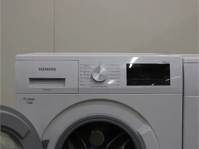Iq300 isensoric wasmachine & siemens iq500 isensoric droger - afbeelding 3 van  8